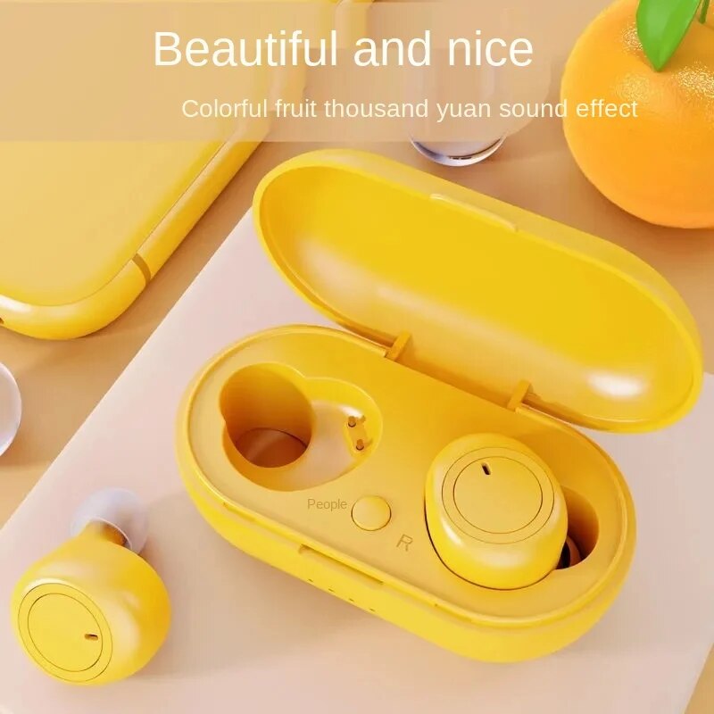 NEW TWS Bt Earphone 5.0 Wireless Headset IPX6 Waterproof Deep Bass Earbuds True Wireless Stereo Headphone Sport Earphones