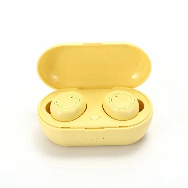 NEW TWS Bt Earphone 5.0 Wireless Headset IPX6 Waterproof Deep Bass Earbuds True Wireless Stereo Headphone Sport Earphones