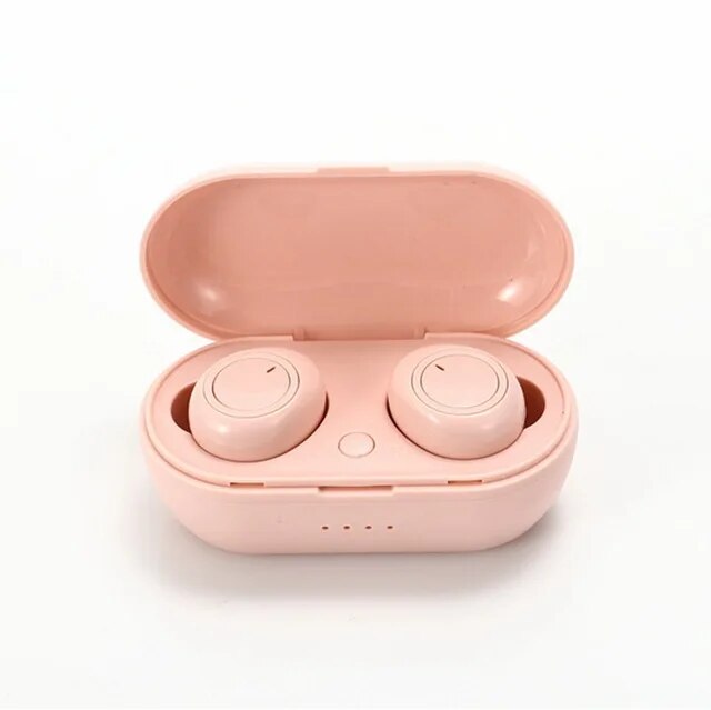 NEW TWS Bt Earphone 5.0 Wireless Headset IPX6 Waterproof Deep Bass Earbuds True Wireless Stereo Headphone Sport Earphones
