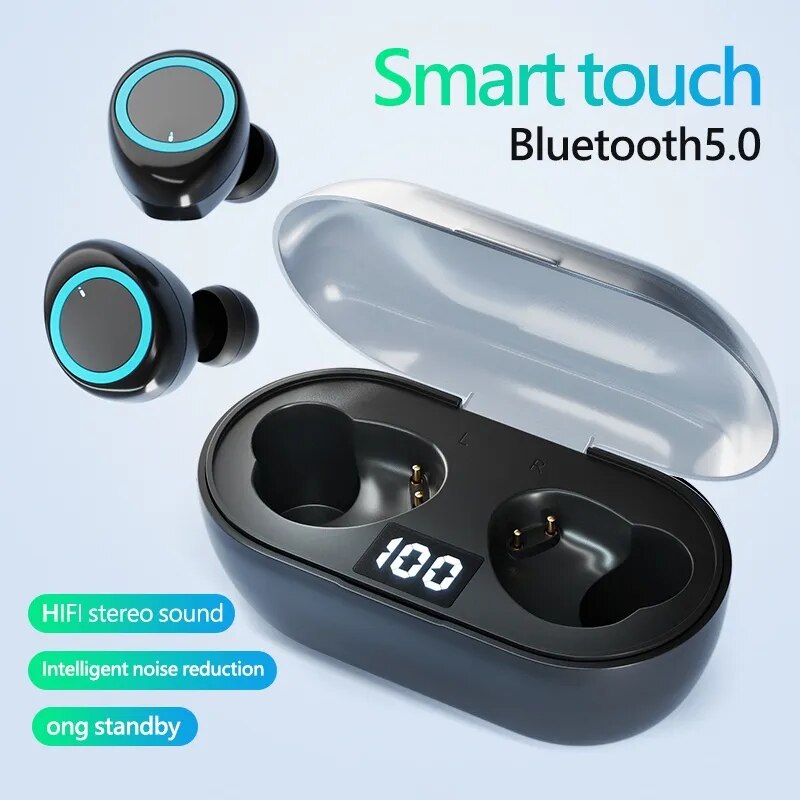 Y50 pro Bt Earphones TWS Wireless Headphones Sport Earphone Bluetooth Gaming Headset Microphone Wireless Earbuds 200 mAh