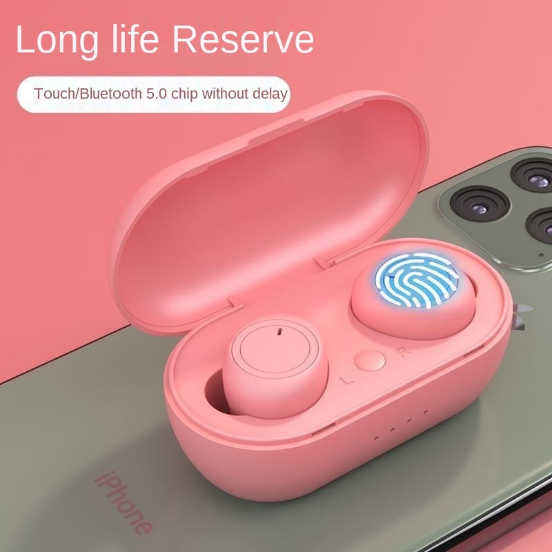 NEW TWS Bt Earphone 5.0 Wireless Headset IPX6 Waterproof Deep Bass Earbuds True Wireless Stereo Headphone Sport Earphones