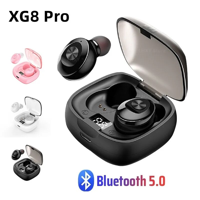 XG8 TWS Digital 5.2 Bt Wireless Headset Sports Headset Touch Mini Wireless Bluetooth Headset Noise Reduction Earbuds