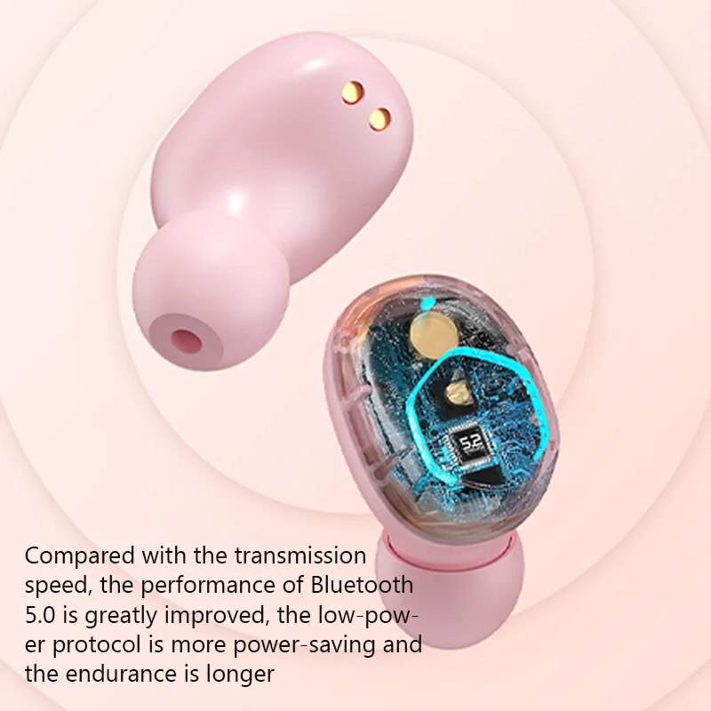 NEW M13 TWS Wireless Earbud Bt 5.2 Earphone In Ear HiFi Stereo Earphone With Mic Waterproof Earplugs Bass Music Headset