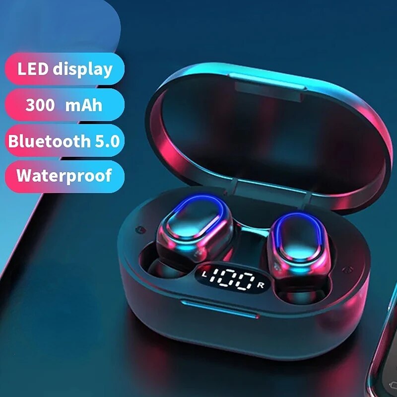TWS Wireless Earphones HiFi Stereo 5.0 Bt Earphones in-ear Handsfree Headset Earbuds With Charging Box For all Smartphone