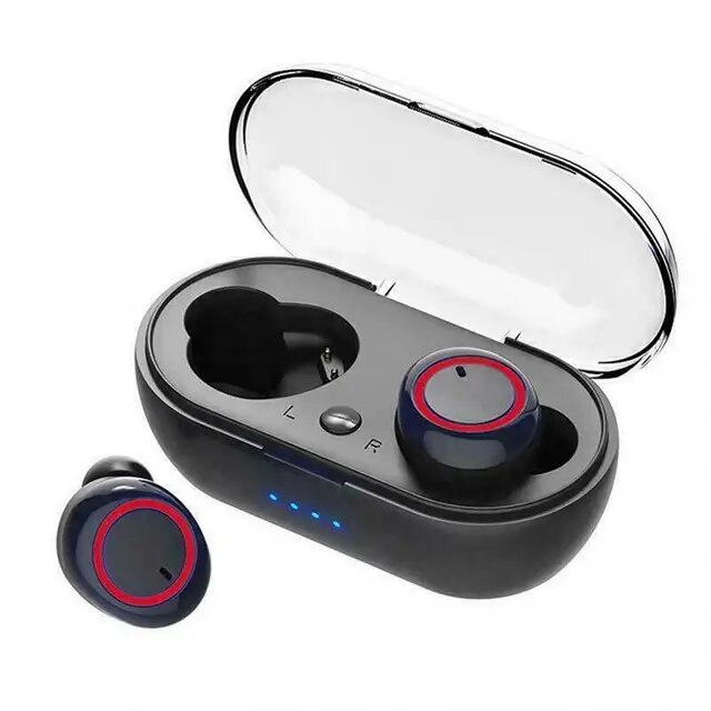 NEW TWS Bt Earphone 5.0 Wireless Headset IPX6 Waterproof Deep Bass Earbuds True Wireless Stereo Headphone Sport Earphones