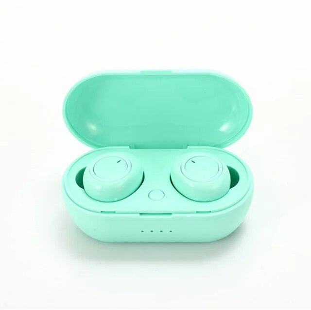 NEW TWS Bt Earphone 5.0 Wireless Headset IPX6 Waterproof Deep Bass Earbuds True Wireless Stereo Headphone Sport Earphones