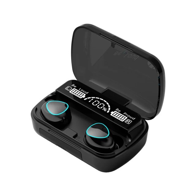 M10 TWS Bt Headphones 3500mAh Charging Box Wireless Earphones With Microphone 9D Stereo Sports Waterproof Earbuds Headset