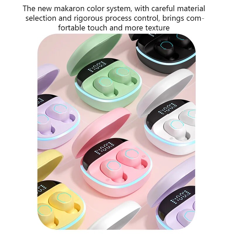 NEW M13 TWS Wireless Earbud Bt 5.2 Earphone In Ear HiFi Stereo Earphone With Mic Waterproof Earplugs Bass Music Headset