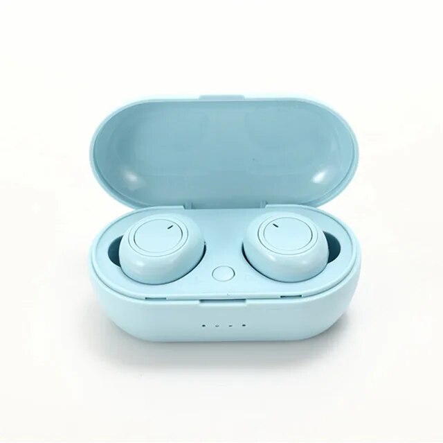 NEW TWS Bt Earphone 5.0 Wireless Headset IPX6 Waterproof Deep Bass Earbuds True Wireless Stereo Headphone Sport Earphones